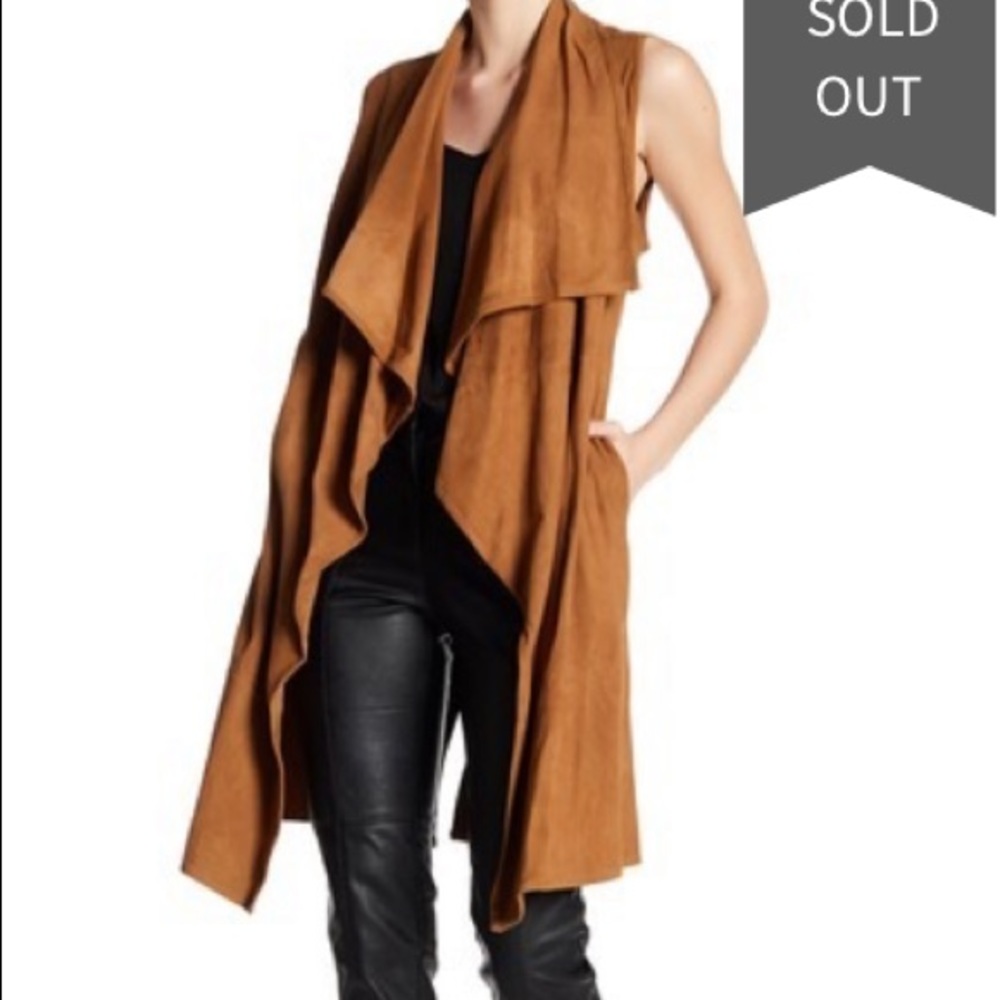 NWT LaMarque Elem Leather Duster Vest
